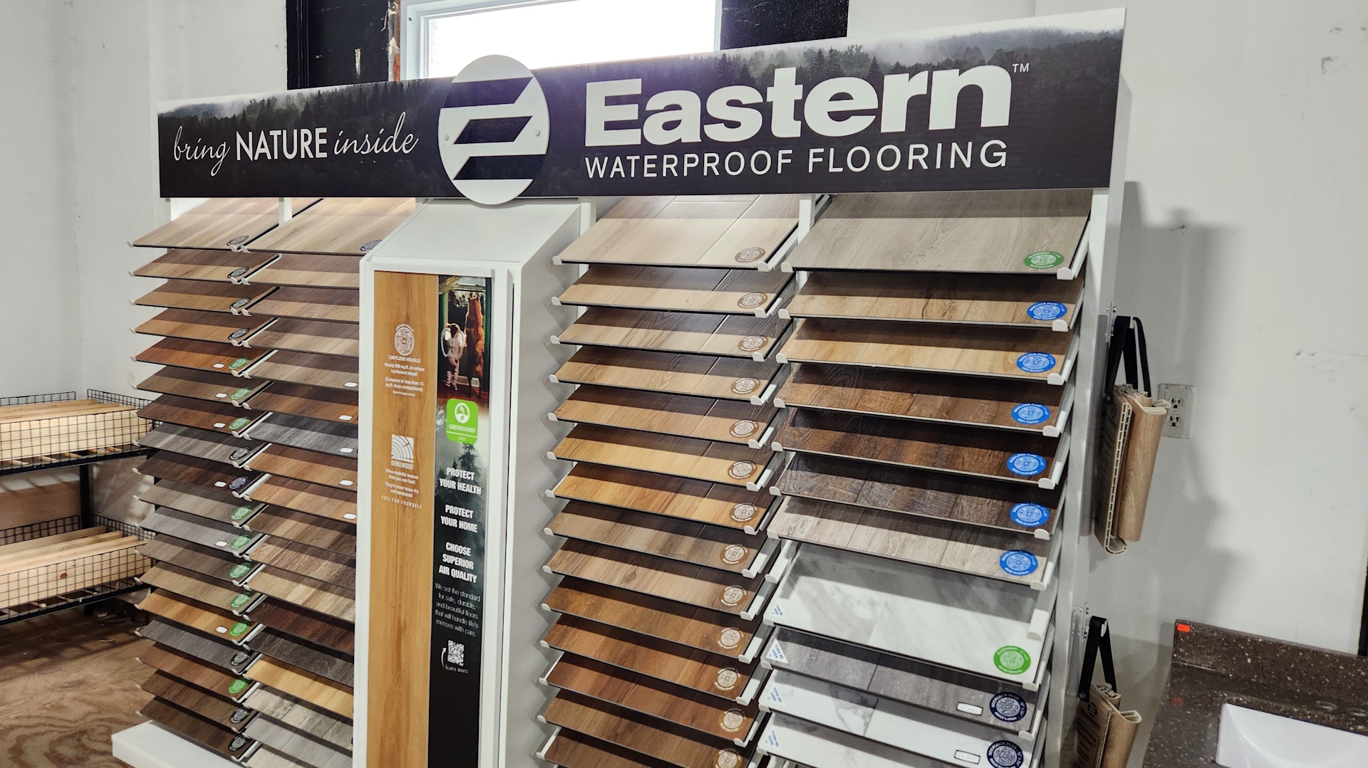 hanover, pa, hanover pa, mcsherrystown, new oxford, abbottstown, spring grove, gettysburg, york, carlisle, shippensburg, boiling springs, dillsburg, parkton md, monkton md, westminster md, eastern waterproof flooring, faircrest cabinets, j & k cabinets, vita cabinetry, fabuwood kitchen cabinetry, fibercon doors, interior doors, exterior doors, vanity tops, shower walls, shower bases, toilets, counter tops, molding, door trim, decking, adirondack chairs, farmhouse dining sets, fire pits, heirloom furniture,black mulch, brown mulch, red mulch, mushroom mulch, sifted top soil, crusher runs, #57, #8, Delaware river stone, ocean stone, landscape stone, quarry stone, masonry sand, screenins, stone, water garden supplies, brooks landscape suppy lard