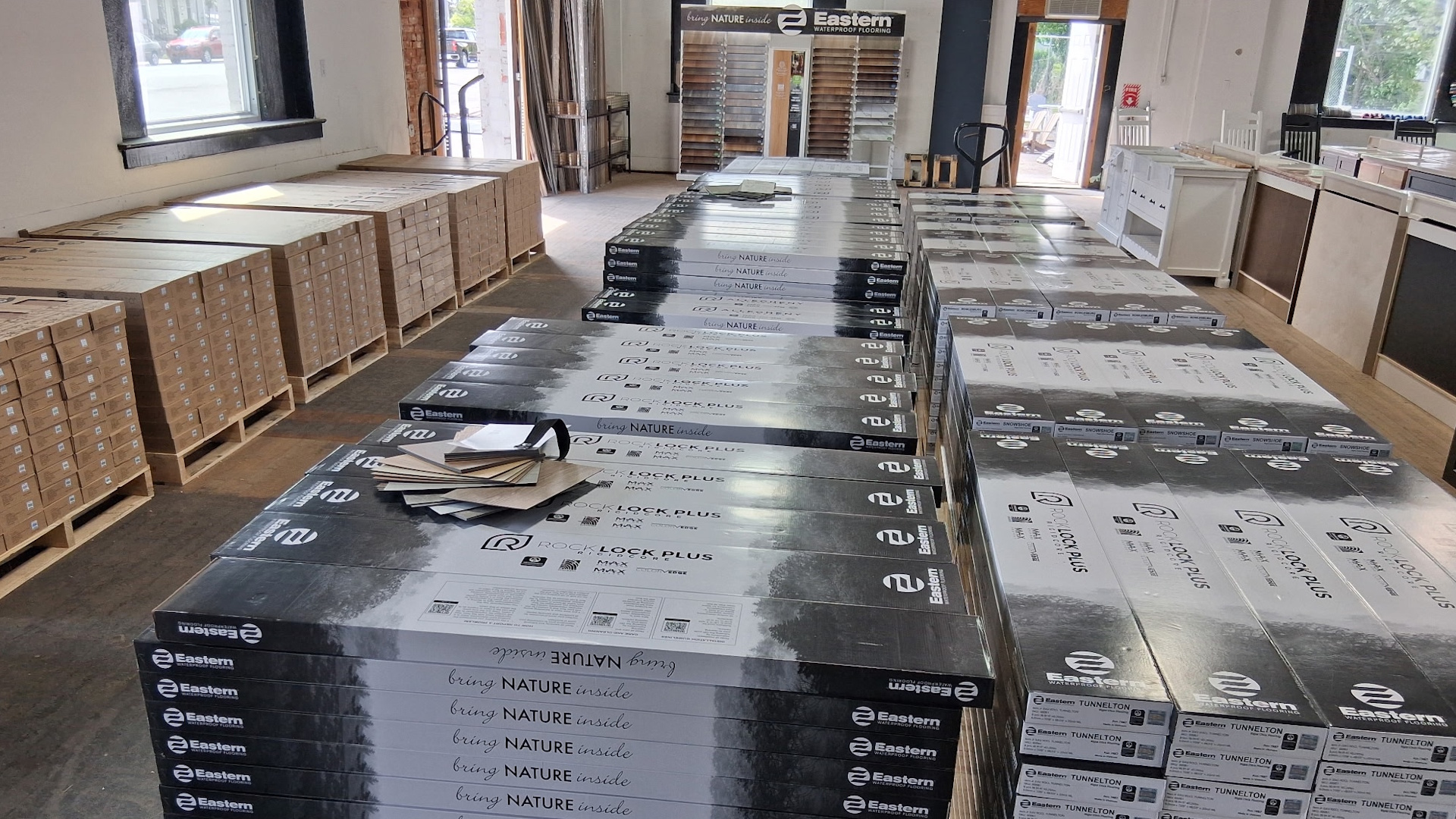hanover, pa, hanover pa, mcsherrystown, new oxford, abbottstown, spring grove, gettysburg, york, carlisle, shippensburg, boiling springs, dillsburg, parkton md, monkton md, westminster md, eastern waterproof flooring, faircrest cabinets, j & k cabinets, vita cabinetry, fabuwood kitchen cabinetry, fibercon doors, interior doors, exterior doors, vanity tops, shower walls, shower bases, toilets, counter tops, molding, door trim, decking, adirondack chairs, farmhouse dining sets, fire pits, heirloom furniture,black mulch, brown mulch, red mulch, mushroom mulch, sifted top soil, crusher runs, #57, #8, Delaware river stone, ocean stone, landscape stone, quarry stone, masonry sand, screenins, stone, water garden supplies, brooks landscape suppy lard